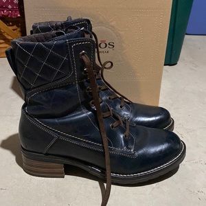 Taos Leather Lace Up & ZipCombat Boot